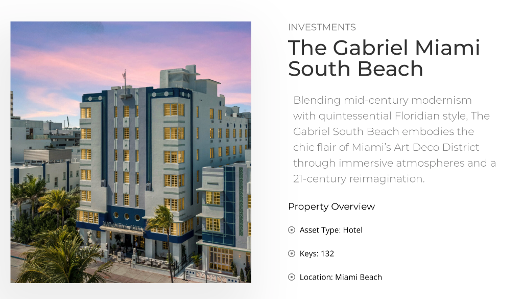 Gabriel South Beach Property Detail