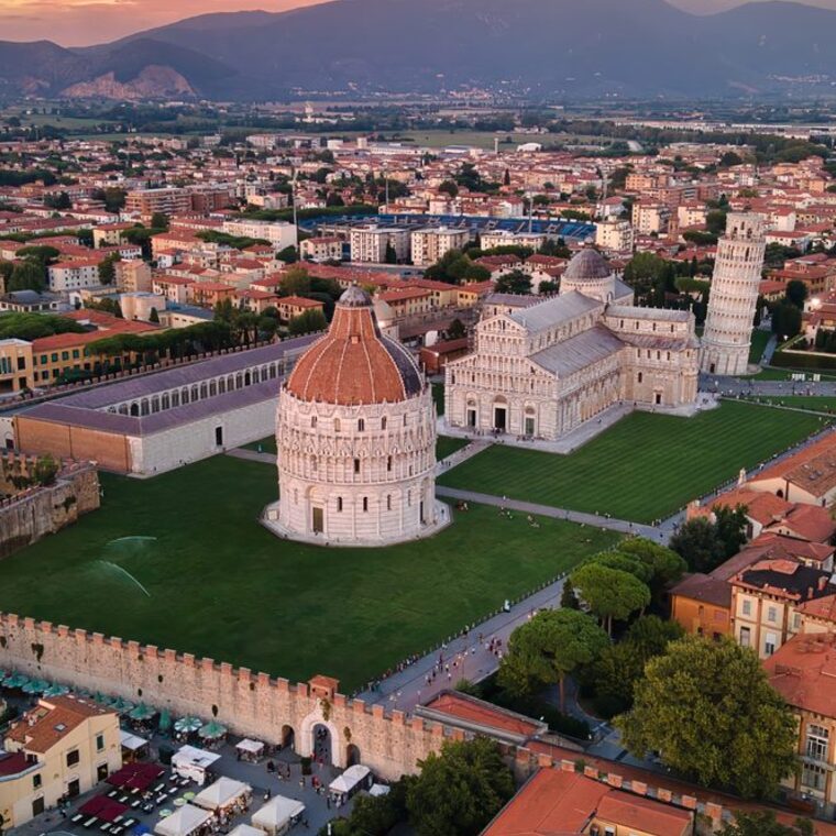 Golden hour, Pisa, Italy